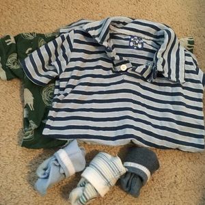 Kickee sock and romper bundle